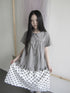 ang_project_Gray_Ruffle_Peter_Pan_Collar_Single_Row_Button_Vintage_Women&