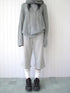 ang_project_Gray_Striped_Elastic_Waist_Micro_Flare_Women&