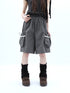 ang_project_Grey_Lace_Trim_Patchwork_Elastic_Waist_Cargo_Women&