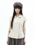 ang_project_Khaki_Pleated_Cinched_Waist_Double_Breasted_Collar_Women&