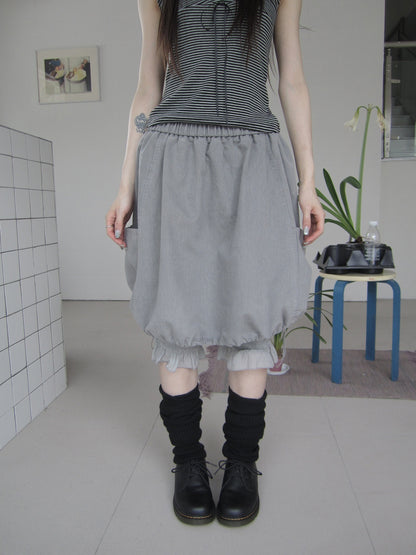 ang_project_Korean_Retro_Big_Pocket_Drawstring_Elastic_Waist_Women&