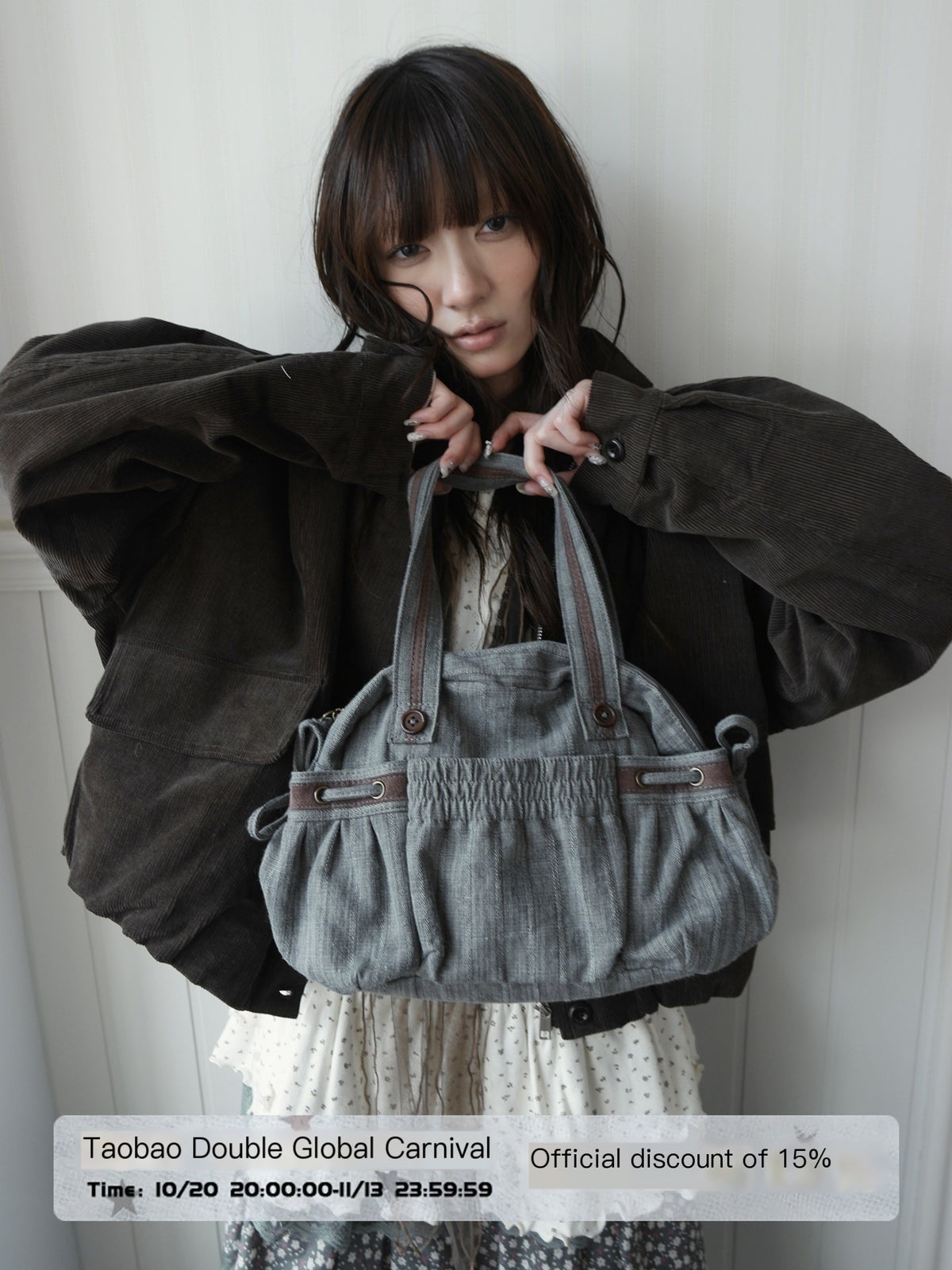ang_project_Korean_Retro_Color_Block_Ruched_Women&