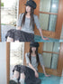 ang_project_Korean_Ruffle_U_Neck_Slim_Stretch_Half_Sleeve_Solid_Women&