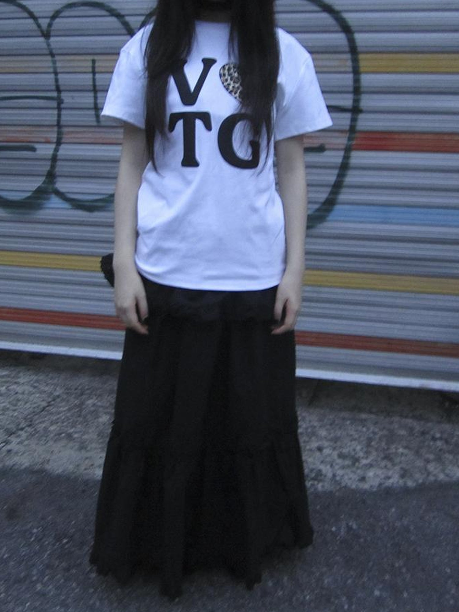 Updateang project Korean Style Summer Leopard Print Heart Letter Print T Shirt