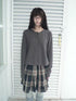 ang_project_Lace_Trim_Solid_Button_Front_Crew_Neck_Long_Sleeve_Women&