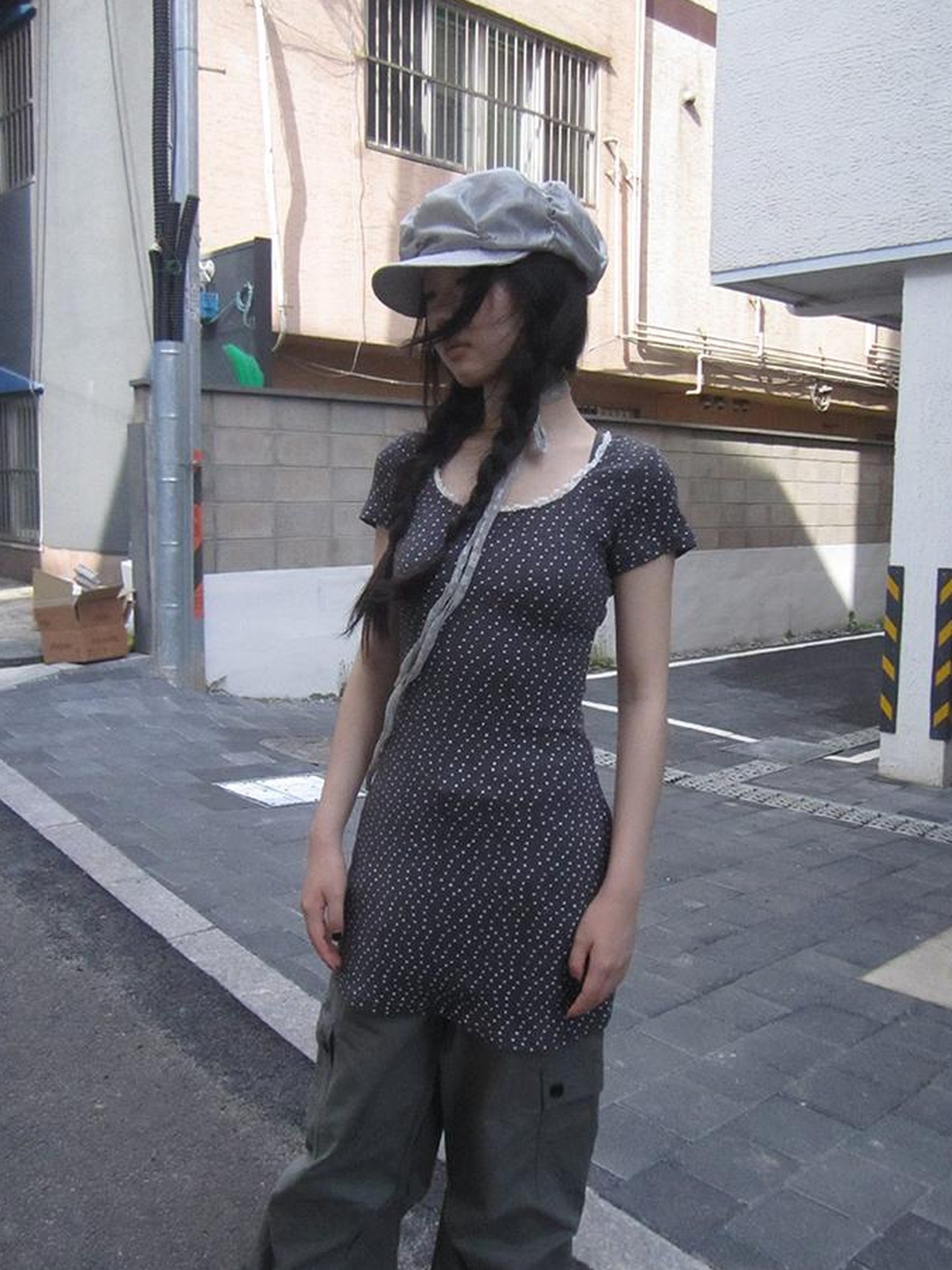 Updateang project Layered Floral Print T Shirt With Nature Inspired Sleeves