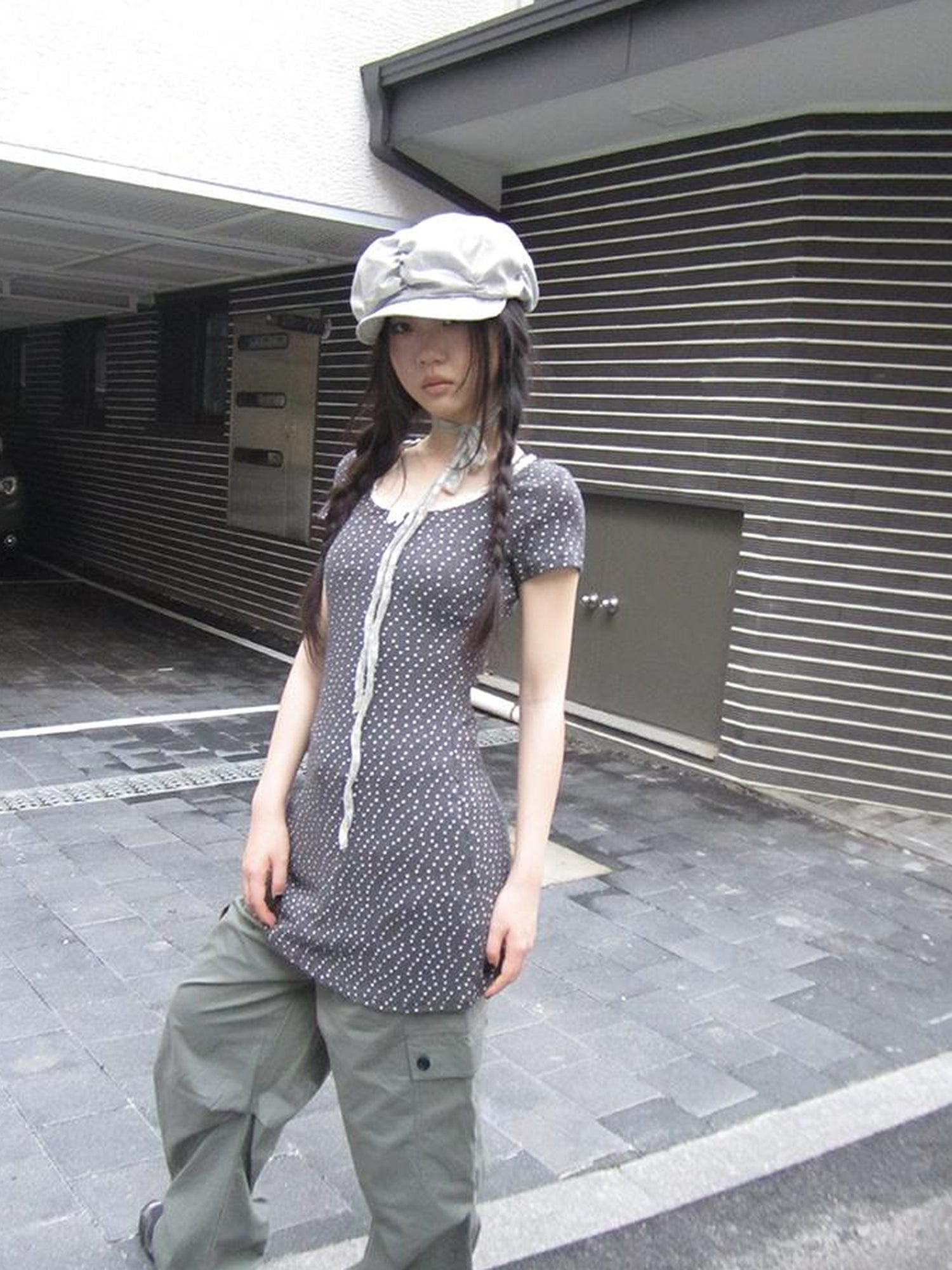 Updateang project Layered Floral Print T Shirt With Nature Inspired Sleeves