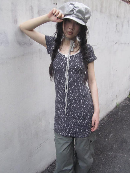 Updateang project Layered Floral Print T Shirt With Nature Inspired Sleeves