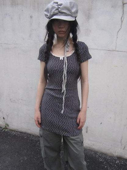 Updateang project Layered Floral Print T Shirt With Nature Inspired Sleeves