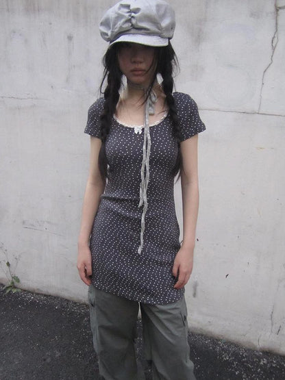 Layered Floral Print T Shirt With Nature Inspired Sleeves
