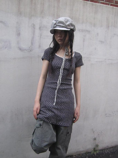 Updateang project Layered Floral Print T Shirt With Nature Inspired Sleeves