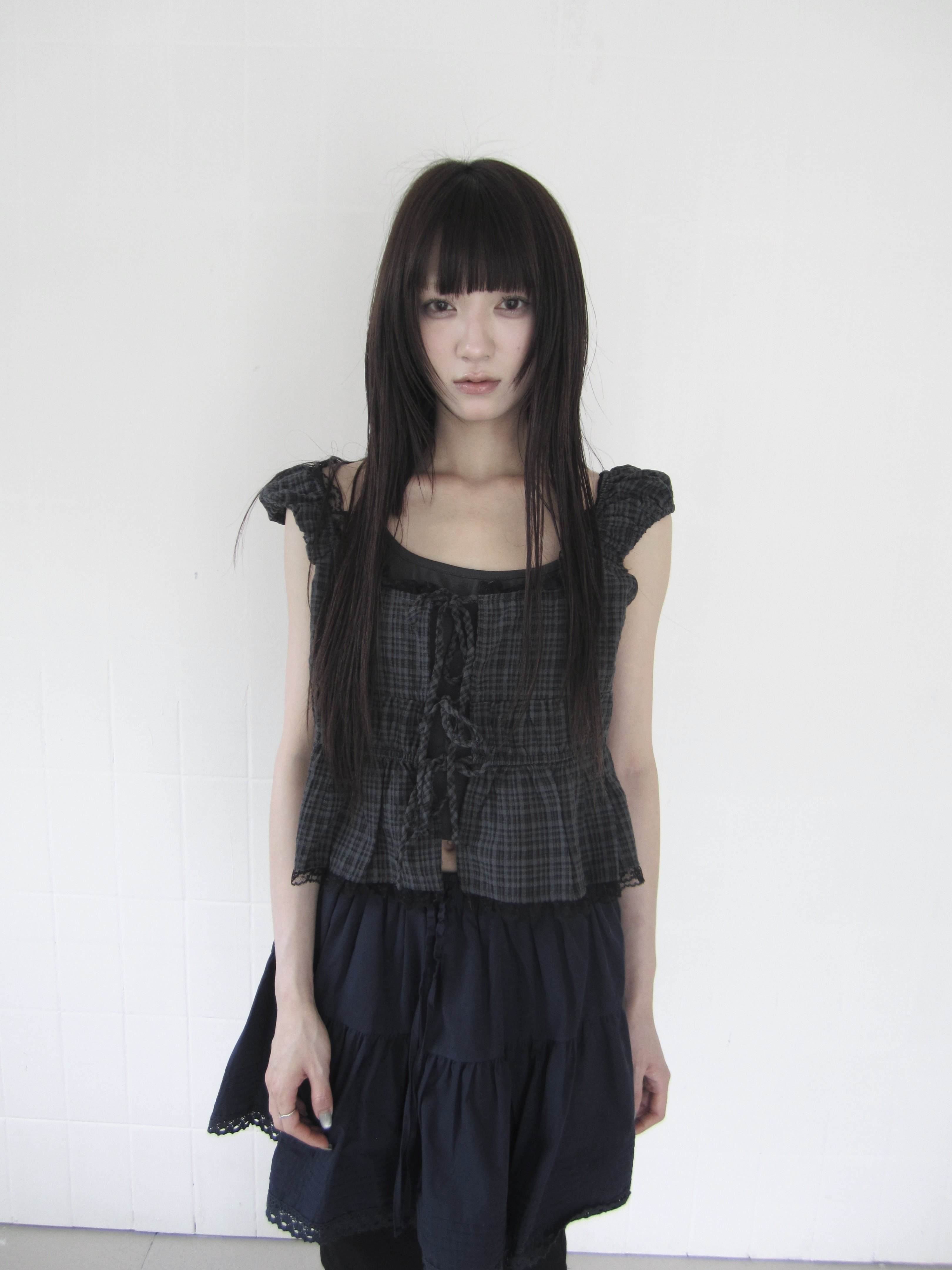 ang_project_Light_Gingham_Lace_Trim_Halter_Tie_Faux_Two_Piece_Women&