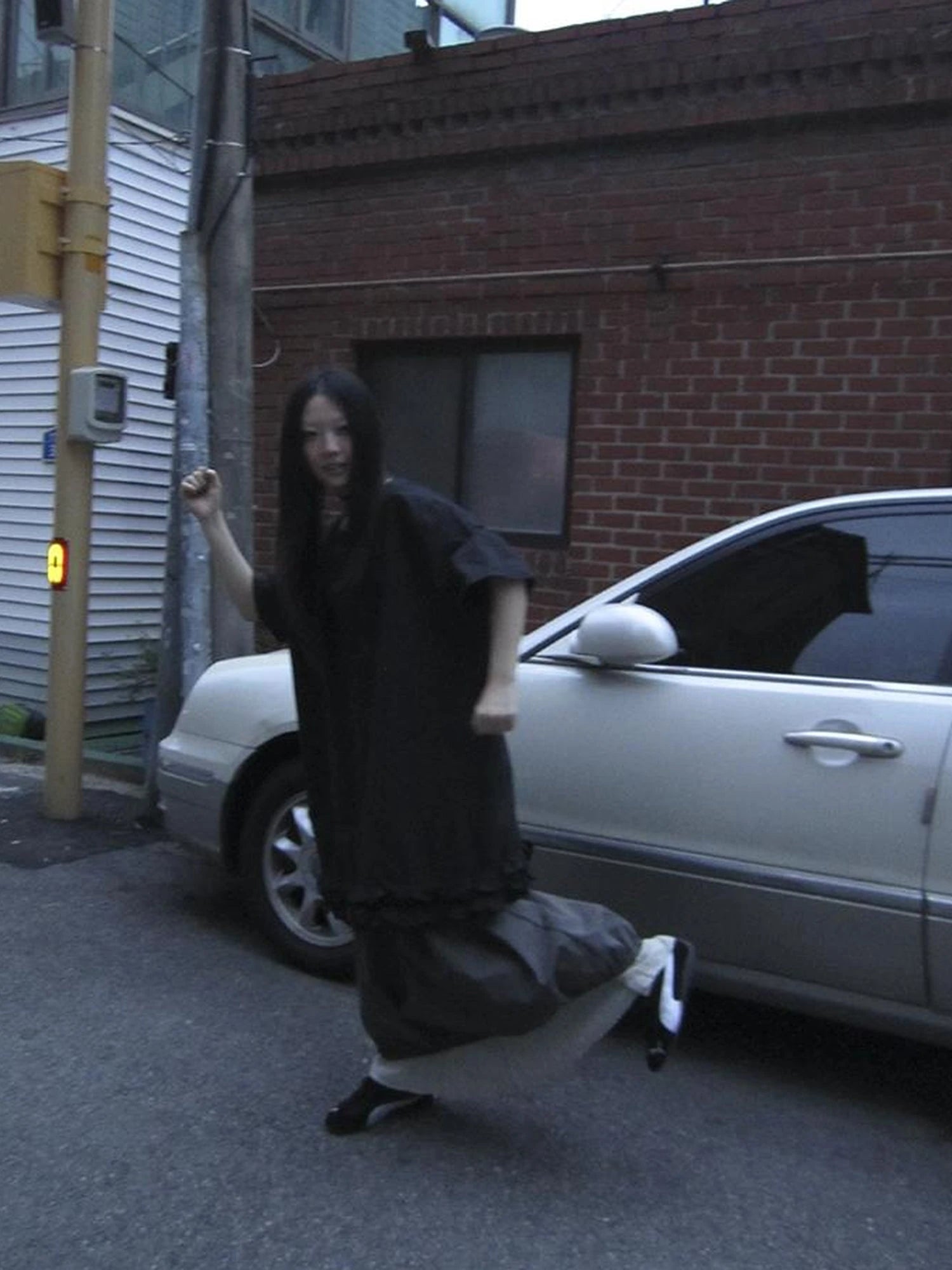 Loose Floral Lace Trim Summer Dress