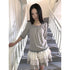 ang_project_Oatmeal_Grey_Lace_Trim_Spliced_Square_Neck_Fitted_Women&