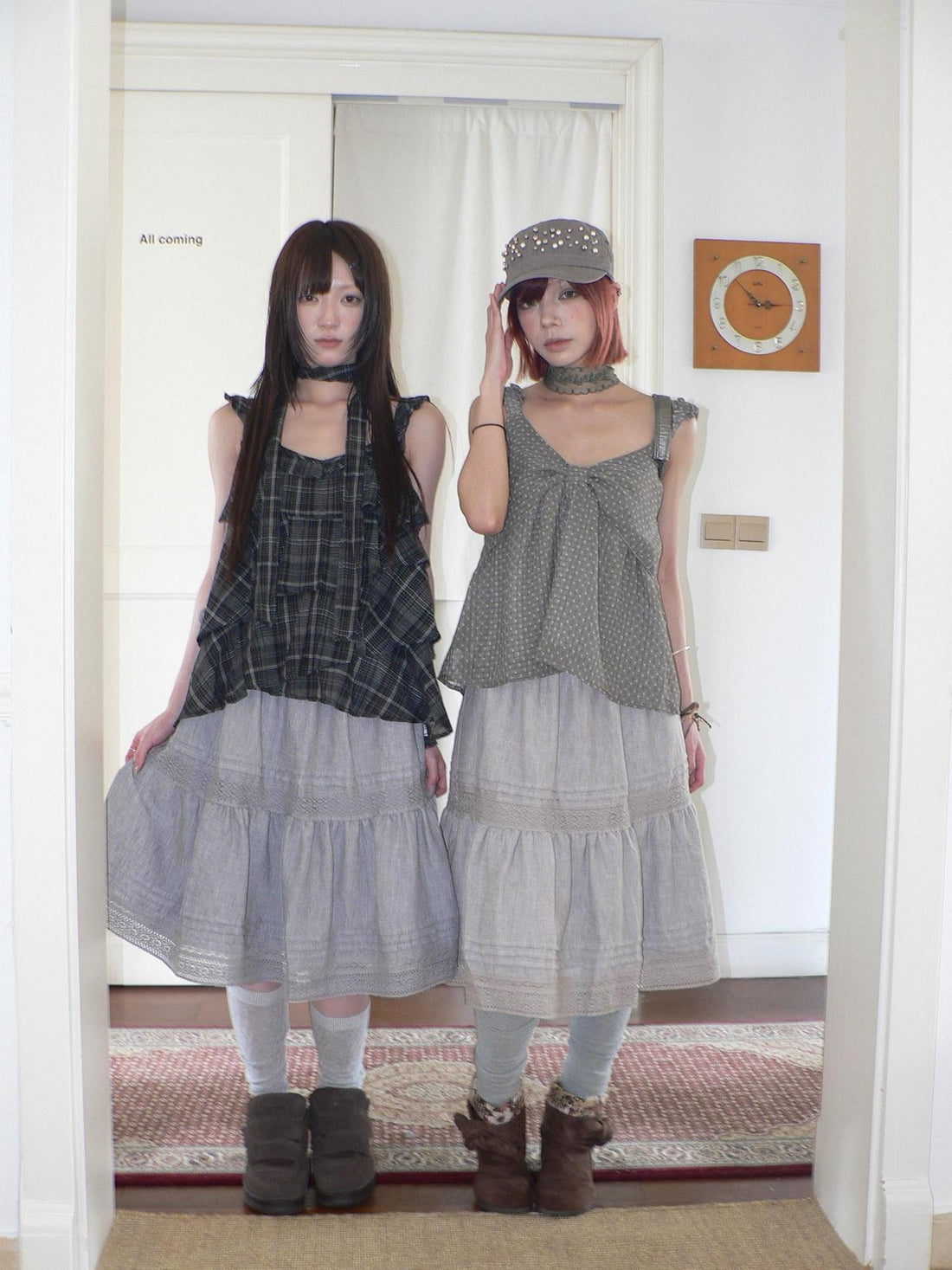 ang project Oatmeal Tie Dye Crochet Cutout Patchwork Pleated Women&