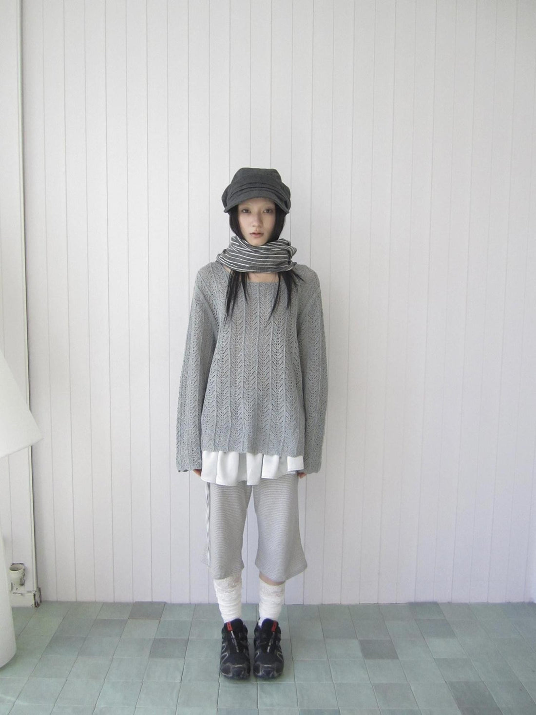 ang project Openwork Side Slit Korean Women&