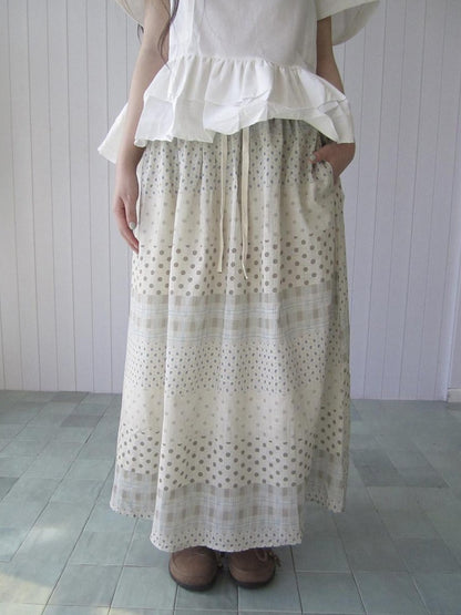 ang project Patchwork Polka Dot Floral Check Women&
