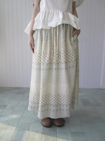 ang project Patchwork Polka Dot Floral Check Women&