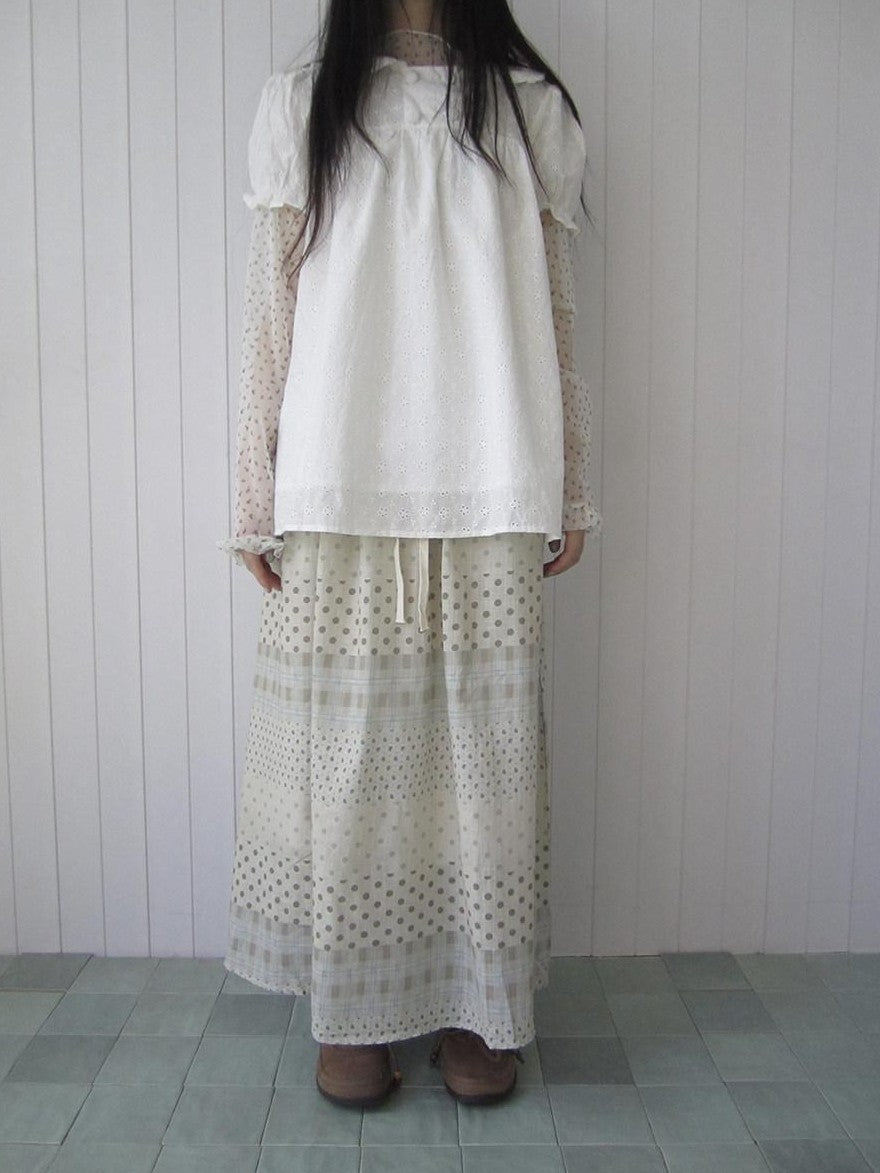 ang project Patchwork Polka Dot Floral Check Women&