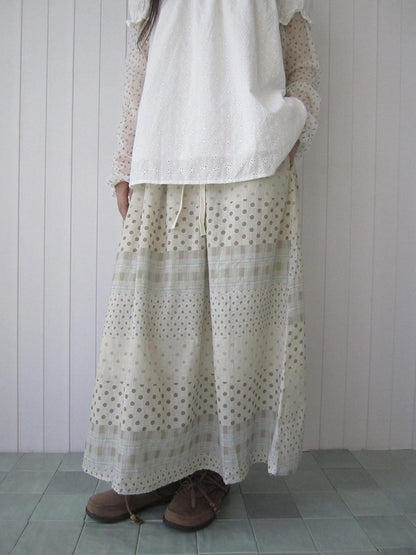ang project Patchwork Polka Dot Floral Check Women&
