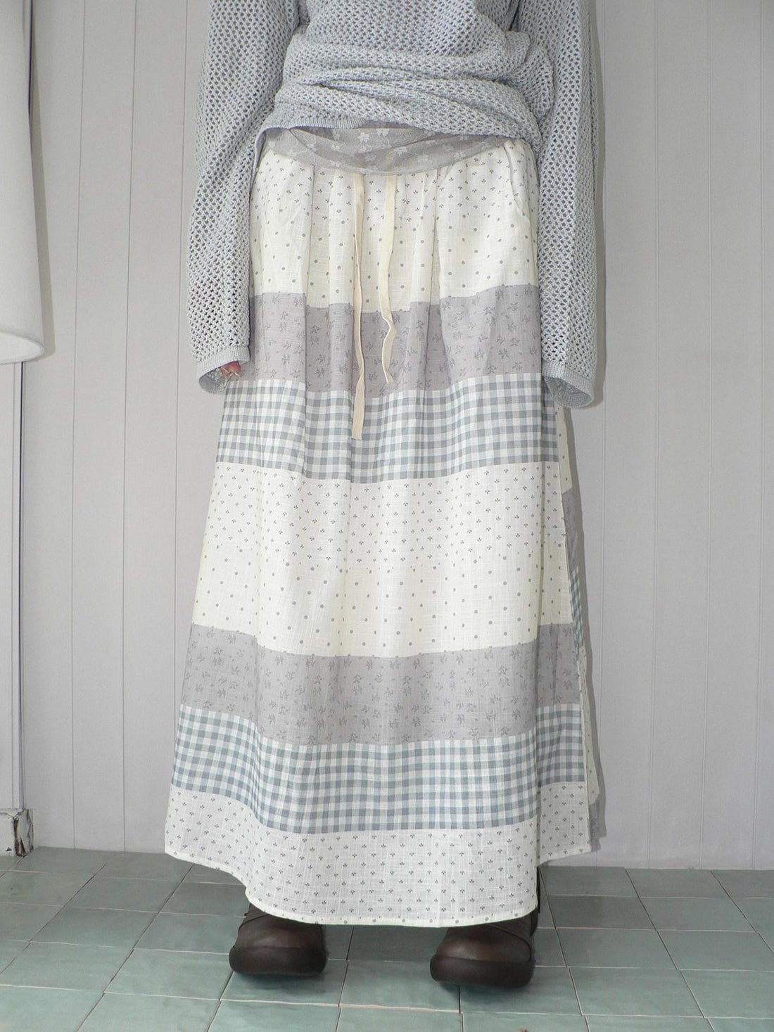 ang project Patchwork Polka Dot Floral Check Women&