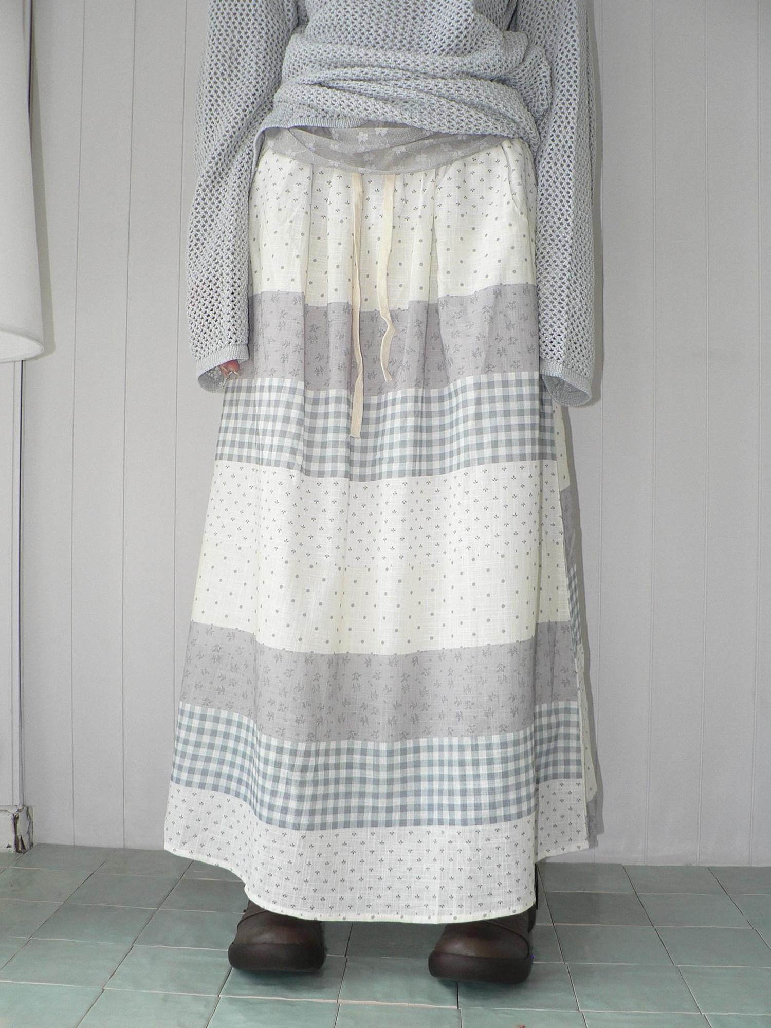 ang project Patchwork Polka Dot Floral Check Women&