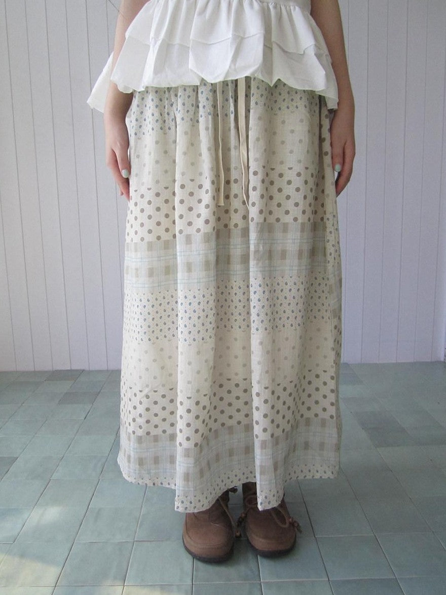 ang project Patchwork Polka Dot Floral Check Women&