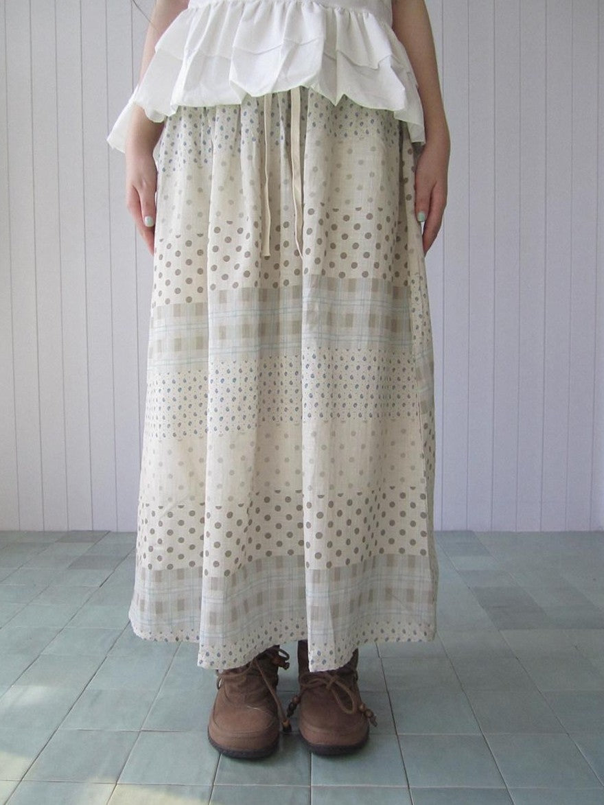 ang project Patchwork Polka Dot Floral Check Women&