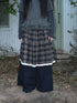ang_project_Plaid_Lace_Splice_High_Waist_Loose_Faux_Two_Piece_Women&
