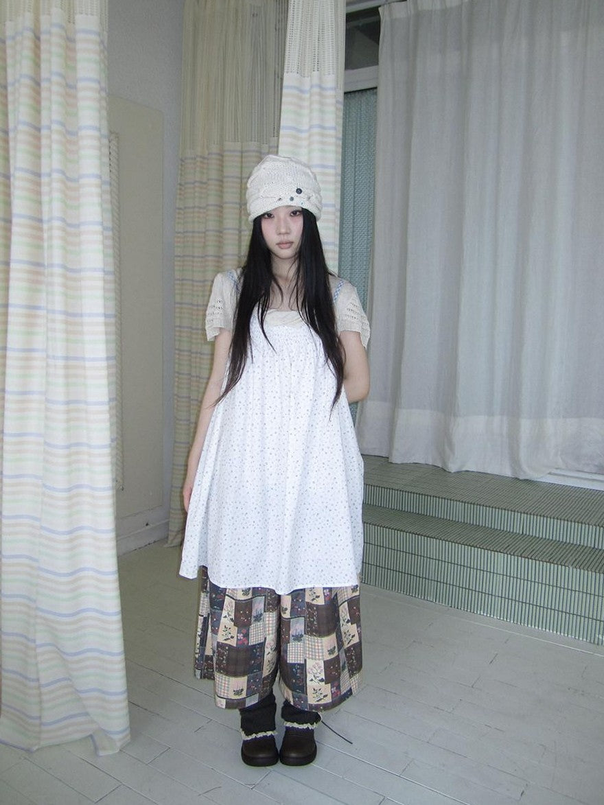 ang project Plaid Patchwork Floral Layered Loose Women&