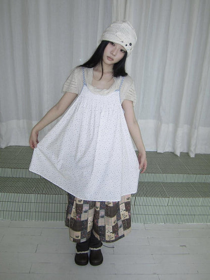 ang project Plaid Patchwork Floral Layered Loose Women&
