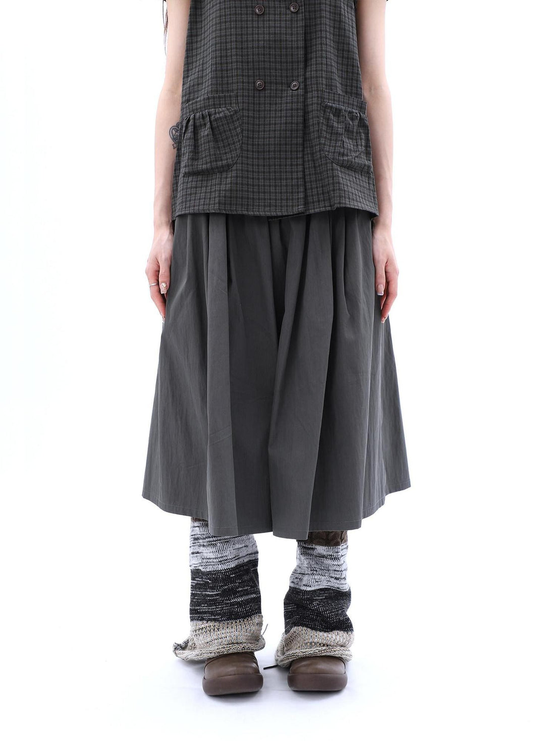 ang project Pleated Functional Wide Leg Women&