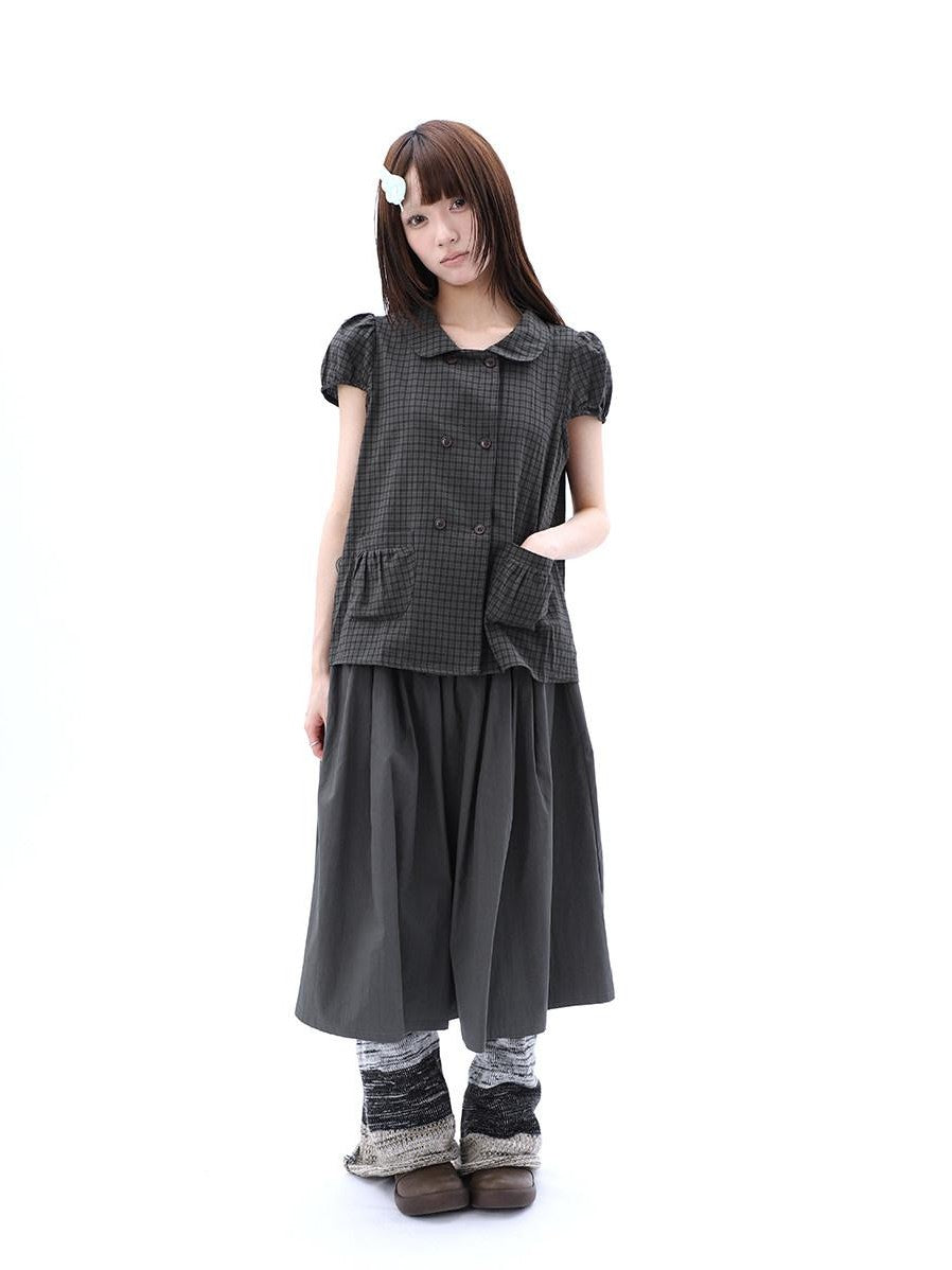 ang project Pleated Functional Wide Leg Women&