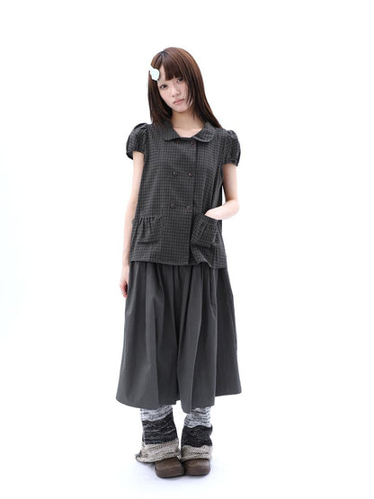 ang project Pleated Functional Wide Leg Women&