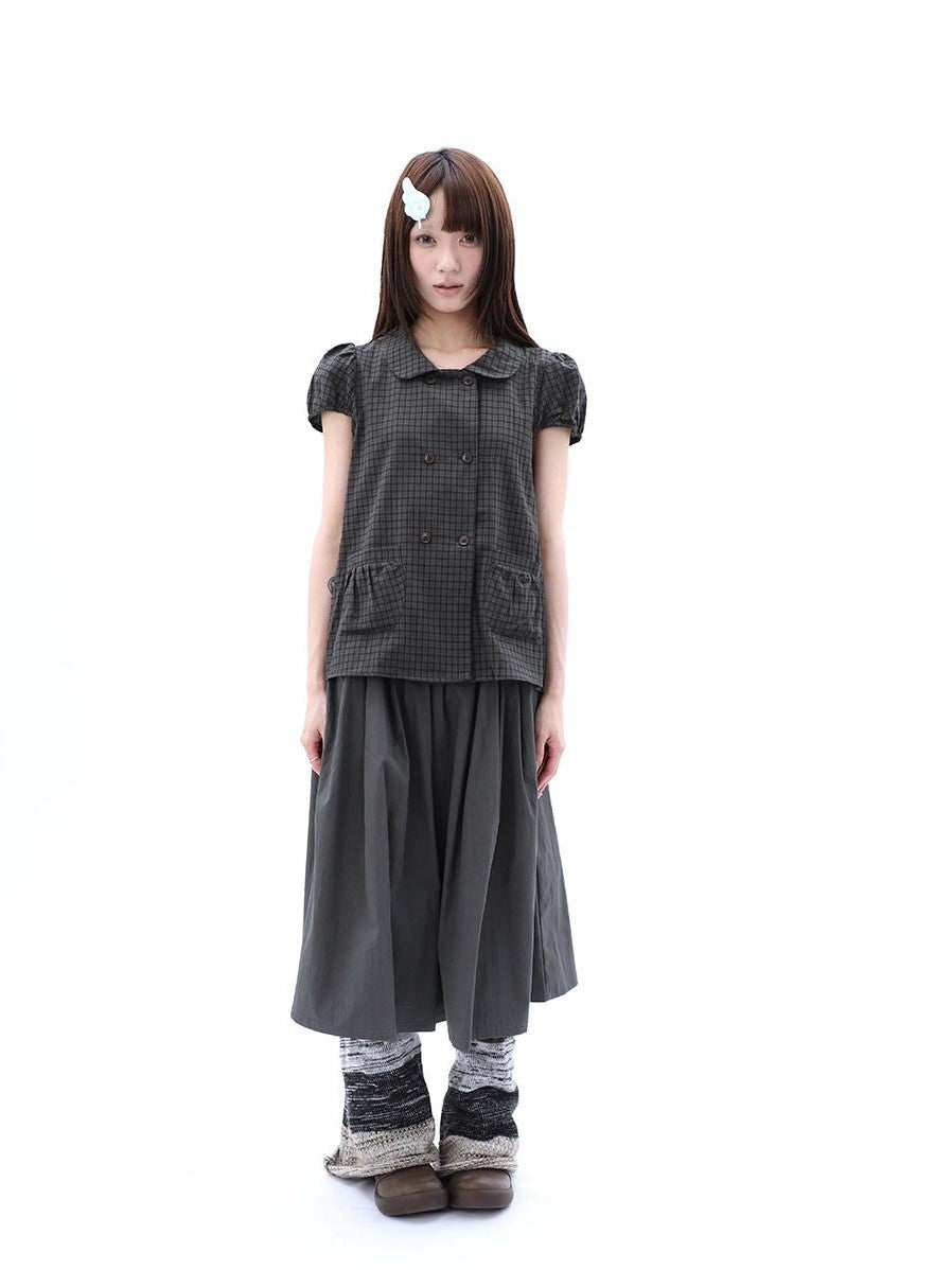 ang project Pleated Functional Wide Leg Women&