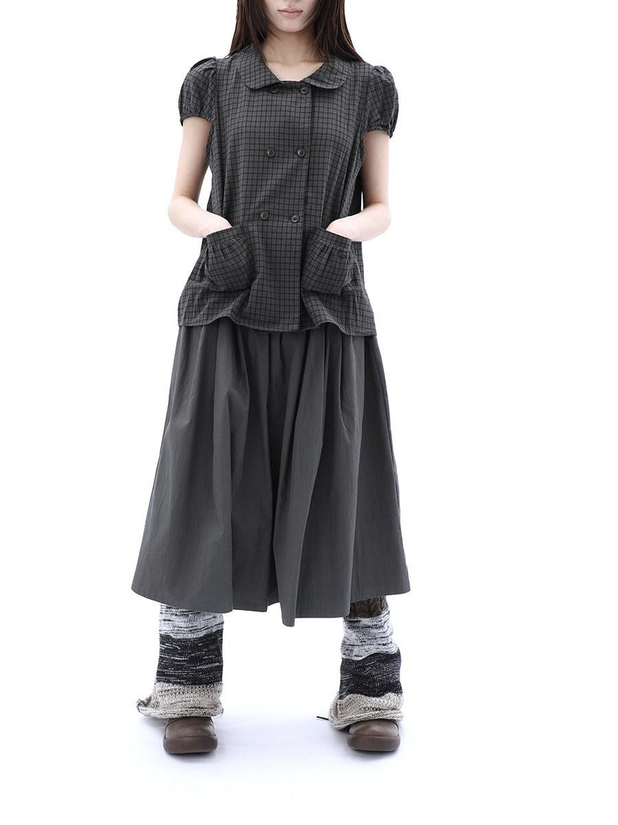 ang project Pleated Functional Wide Leg Women&