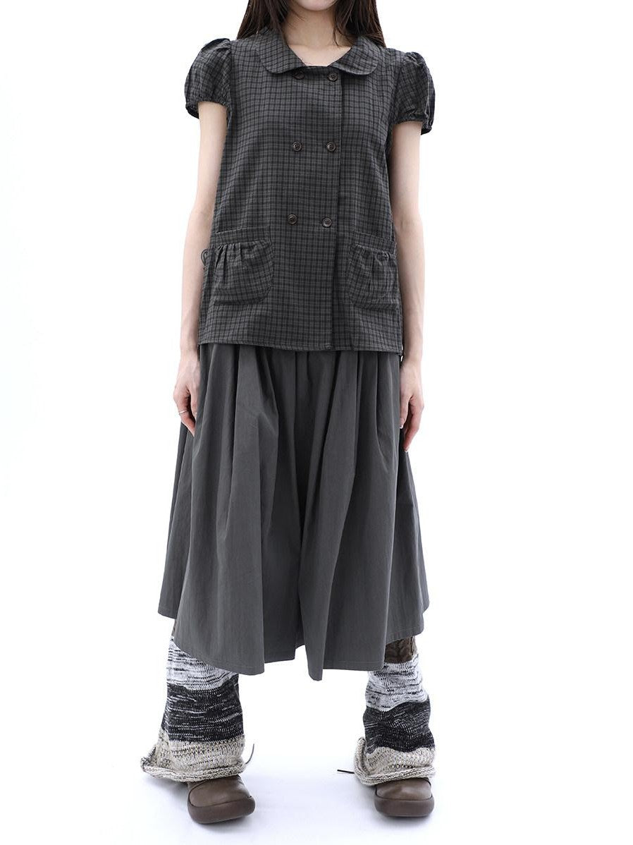 ang project Pleated Functional Wide Leg Women&