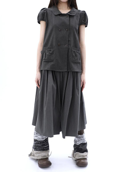 ang project Pleated Functional Wide Leg Women&