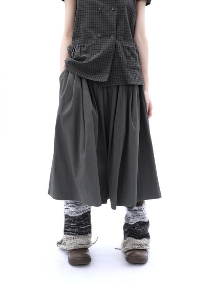 ang project Pleated Functional Wide Leg Women&