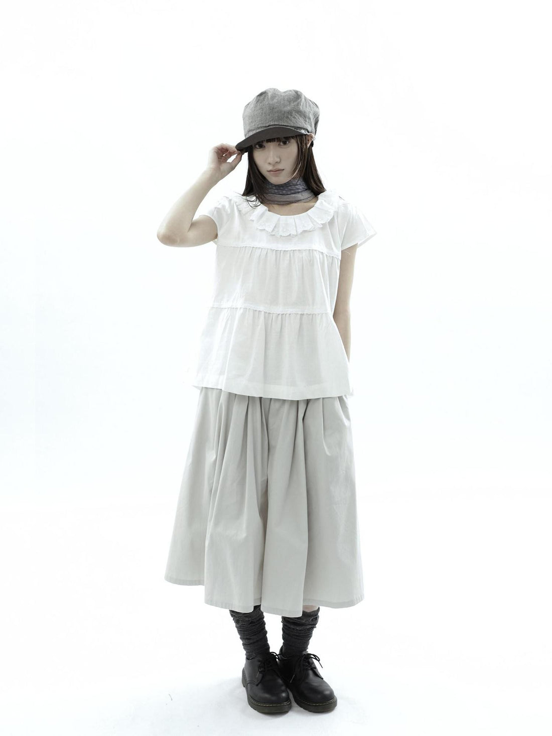 ang project Pleated Functional Wide Leg Women&