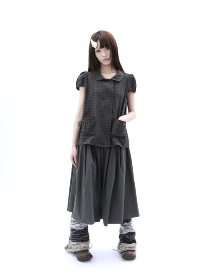 ang project Pleated Functional Wide Leg Women&