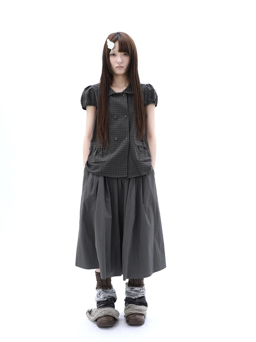 ang project Pleated Functional Wide Leg Women&