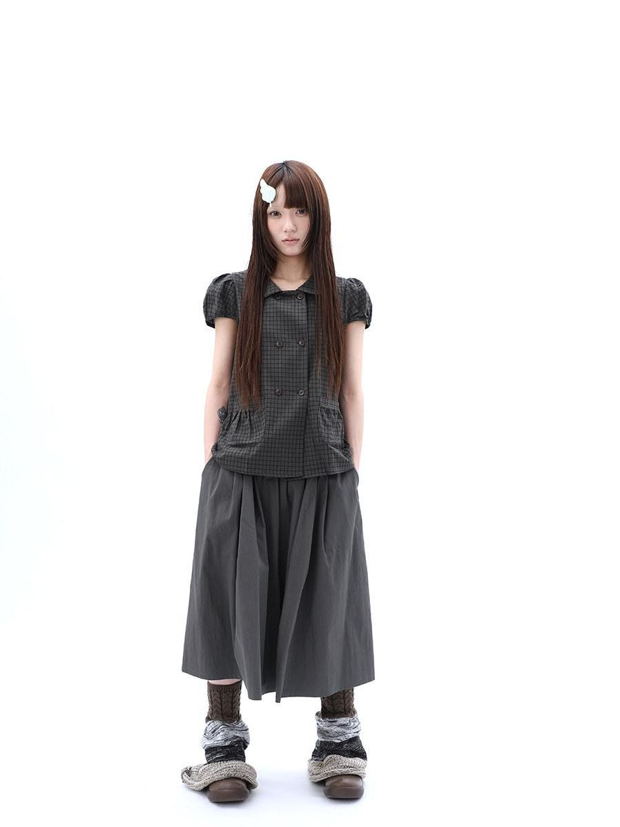 ang project Pleated Functional Wide Leg Women&