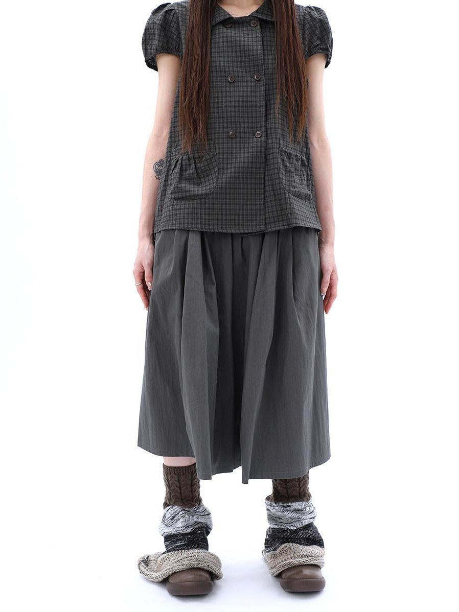 ang project Pleated Functional Wide Leg Women&