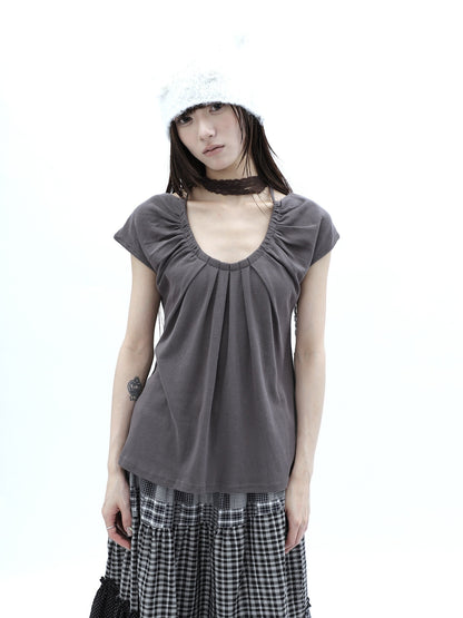 ang_project_Pleated_Halter_Tie_U_Neck_Women&
