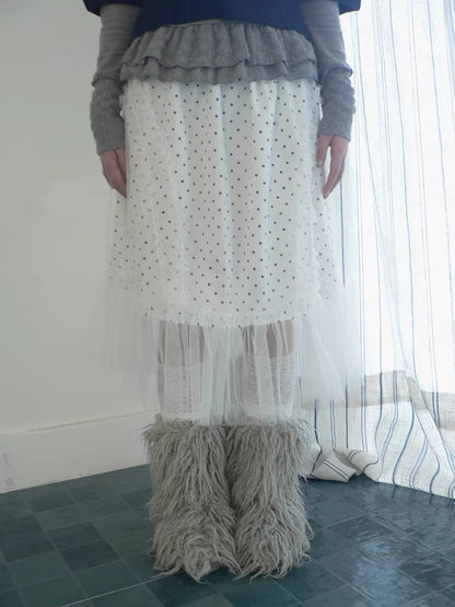 ang_project_Pleated_Korean_Aline_Elastic_Waist_White_Girls_Ladies_Midi_Skirt_MISSTT