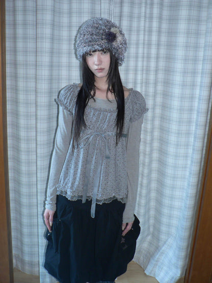ang_project_Polka_Dot_Puff_Sleeve_Ruffled_Paneled_Women&