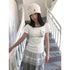 ang_project_Printed_Faux_Two_Piece_Colorblock_Halter_Tie_Slim_Short_Sleeve_Women&