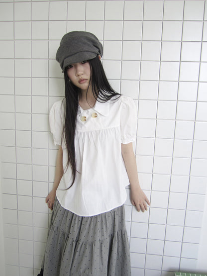 ang_project_Retro_Korean_Puff_Sleeve_Lapel_Collar_Loose_Solid_Women&