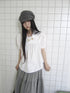ang_project_Retro_Korean_Puff_Sleeve_Lapel_Collar_Loose_Solid_Women&
